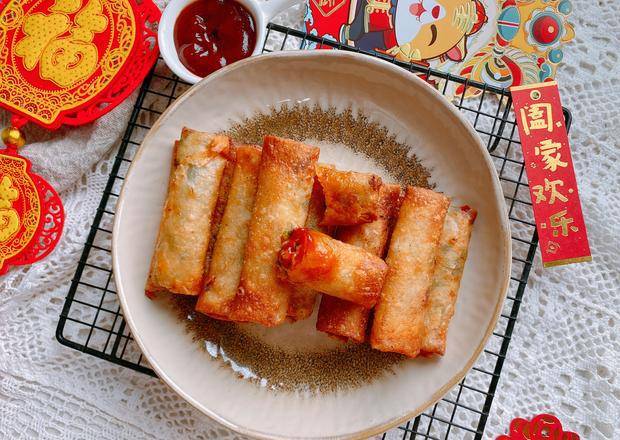 自制炸春卷,一口咬出年味兒!_禽蛋肉類(lèi)