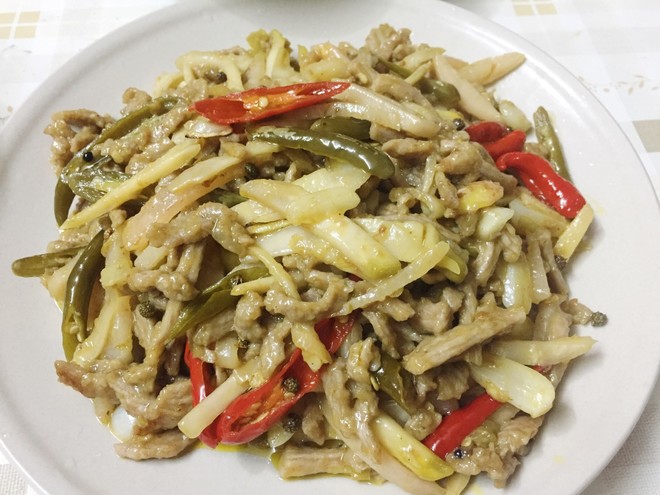 小時(shí)候的味道,農(nóng)家炒咸菜絲_生鮮食品