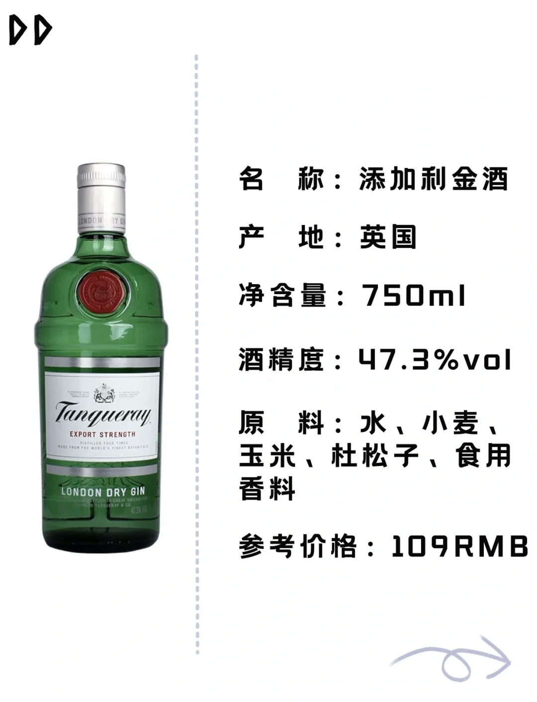 添加利其他洋酒怎么樣開工來杯添加利金酒