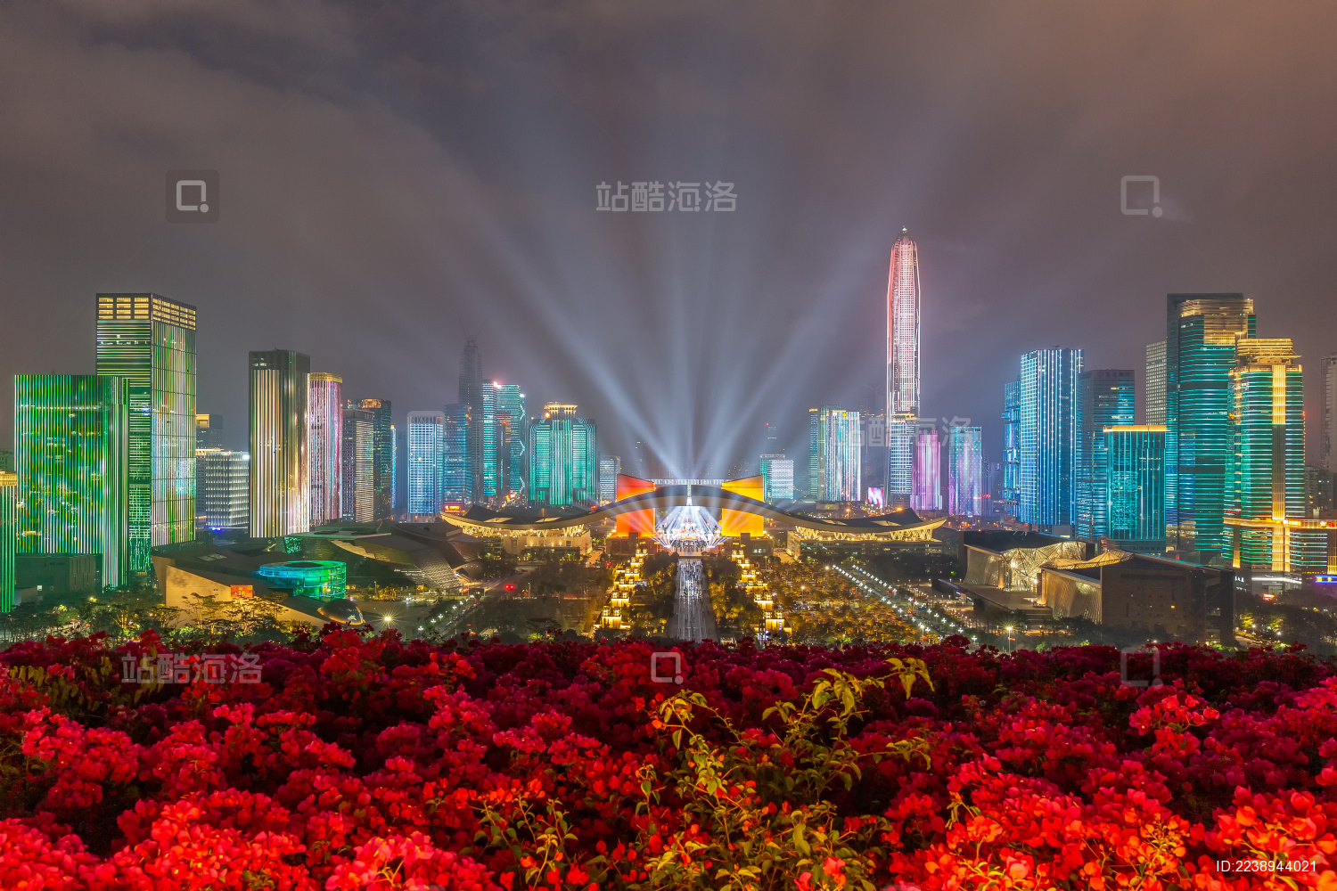 深圳市民中心燈光秀,的確值得打卡呀