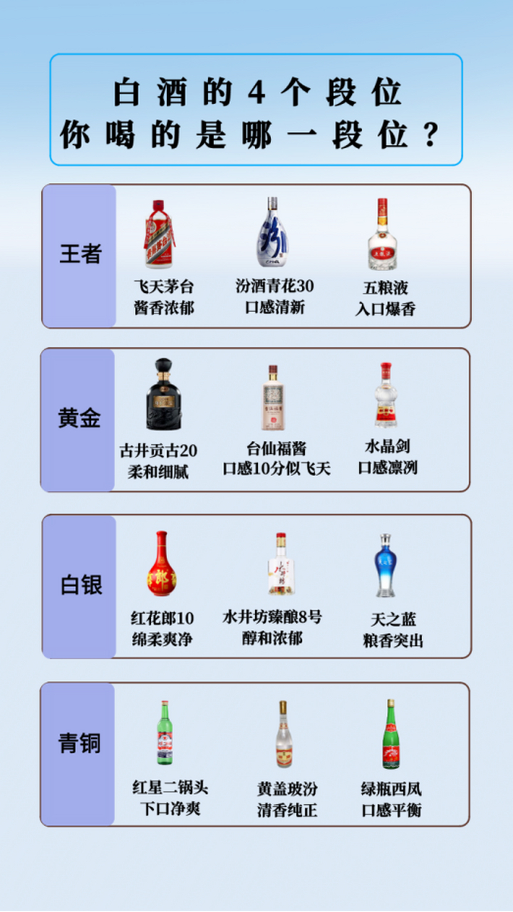 喝酒的七個段位,你屬于第幾段?_白酒