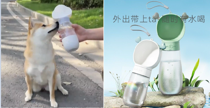 狗狗出行喝水神器,鏟屎官必備好物!
