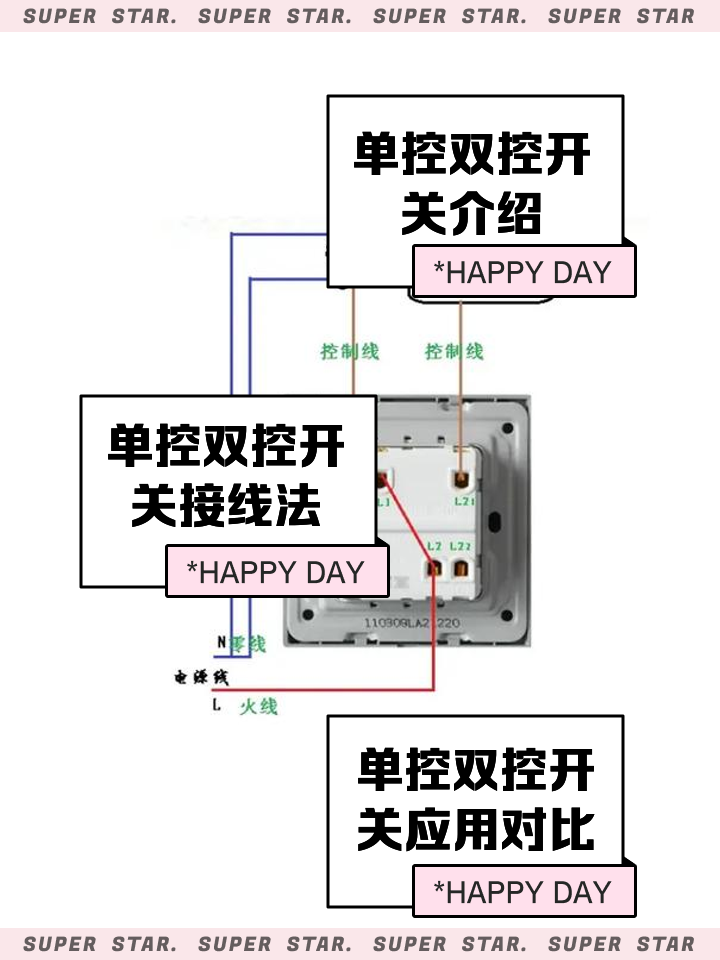 帶插座雙控開關(guān)的接線方法是怎樣的