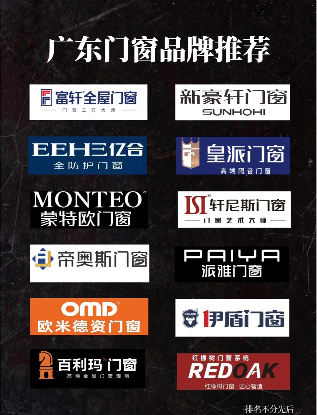 斷橋鋁門窗排行榜斷橋鋁門窗有哪些品牌