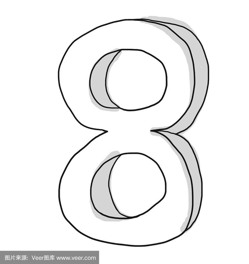 阿拉伯數(shù)字8的外形像日常生活中的什么物品?