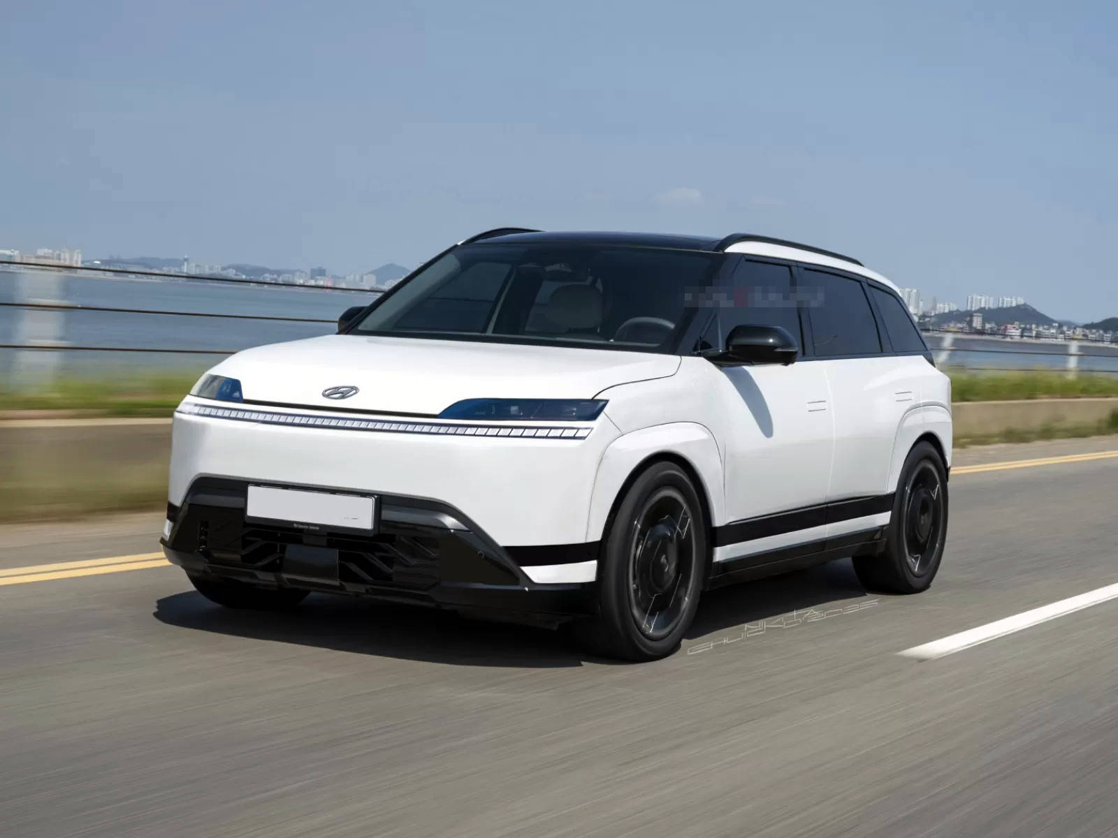 現(xiàn)代純電SUVINSTER外觀亮相辨識(shí)度高_(dá)汽車新聞