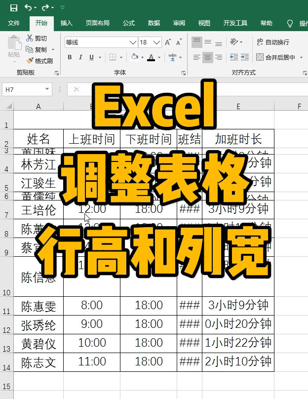 excel更改單元格列寬的N種方法-軟件技巧
