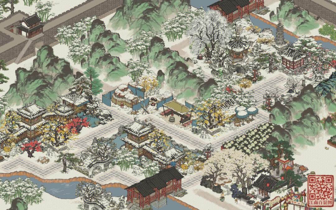 江南百景圖,雪宴未領(lǐng)取,如何補(bǔ)領(lǐng)歸漢冬至建筑?
