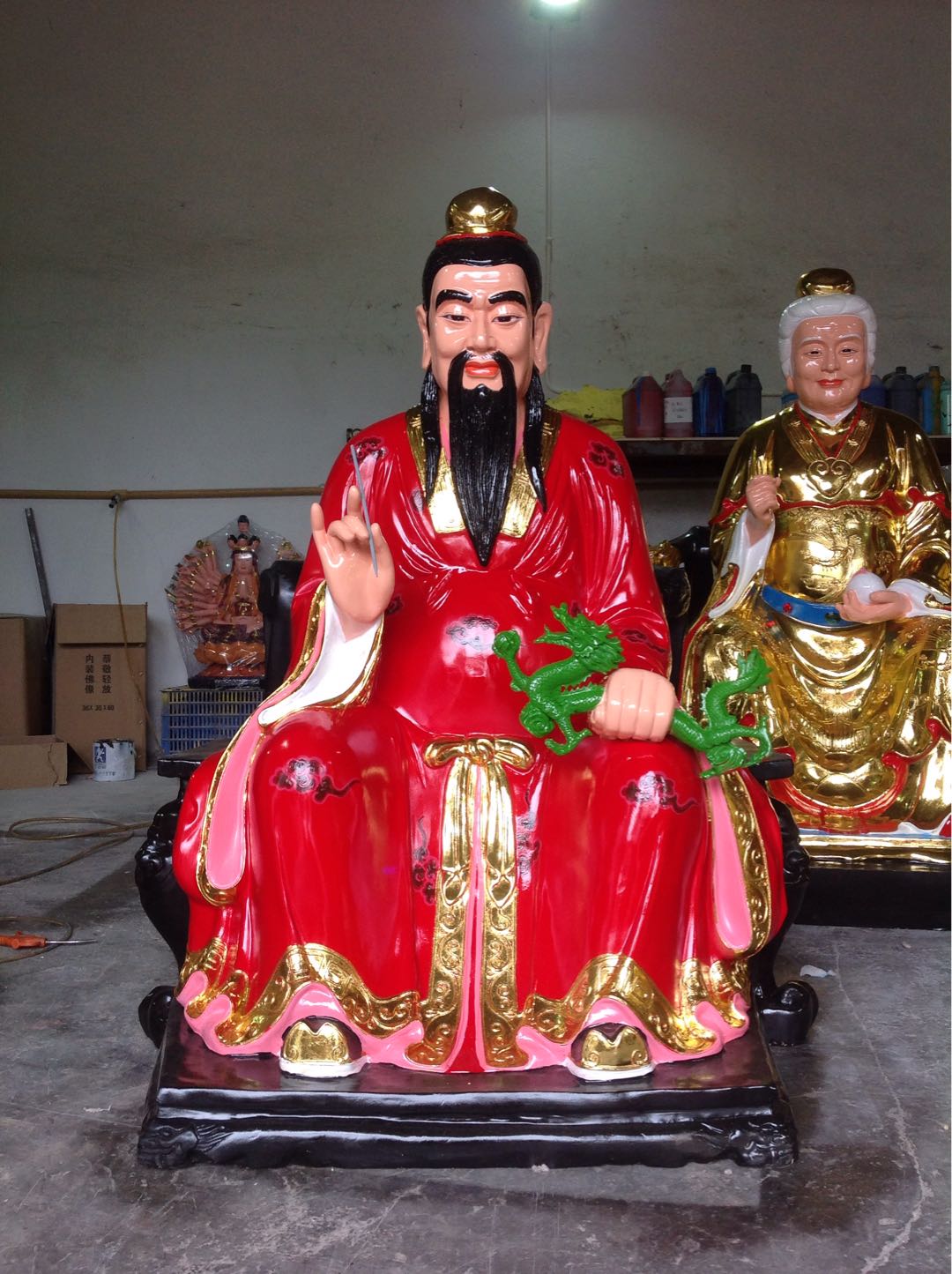 藥王爺神像道教藥王孫思邈神像司藥童子藥王菩薩佛像