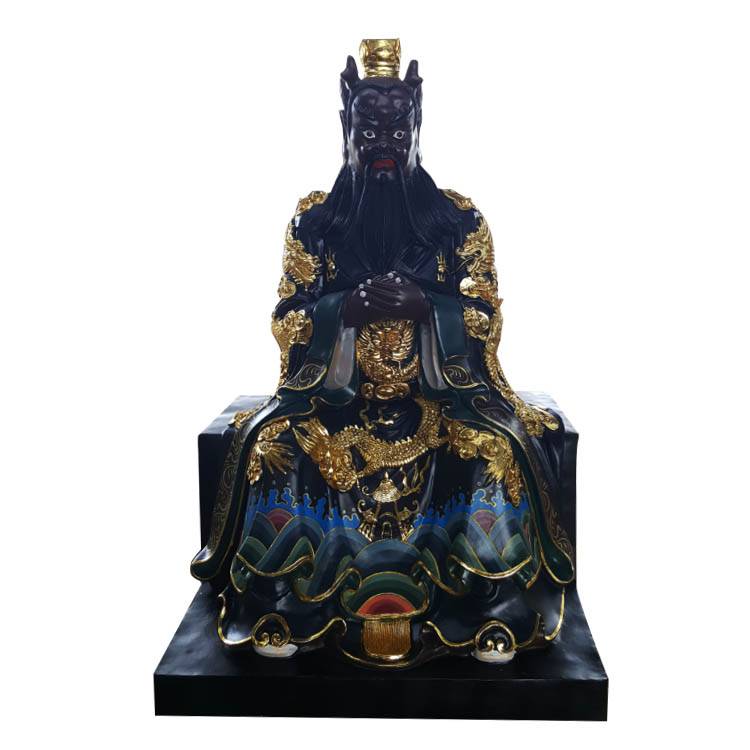 南海龍王神像塑像寺院雕像定制南海觀音神像玻璃鋼赤龍爺神像