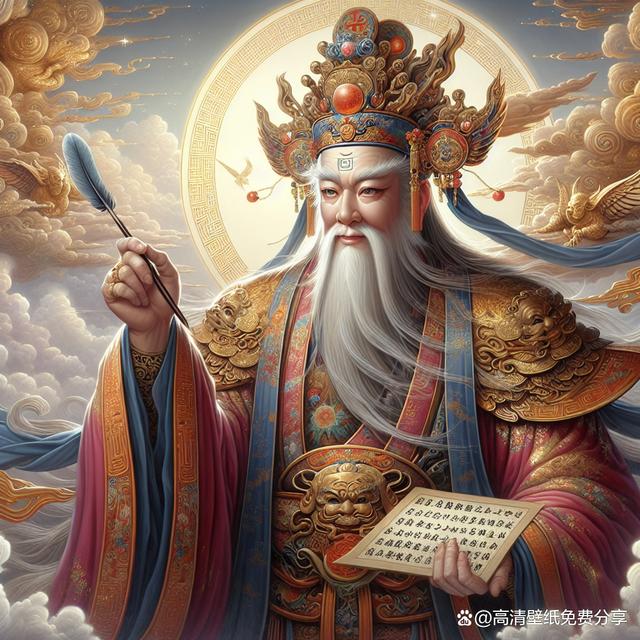 1.2米文昌帝君神像一手拿書一手拿筆文昌爺像梓潼帝君神像