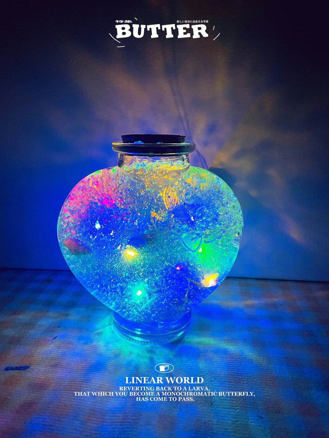 許愿晶靈許愿瓶許愿水晶許愿精靈七夕好禮品工藝品帶燈